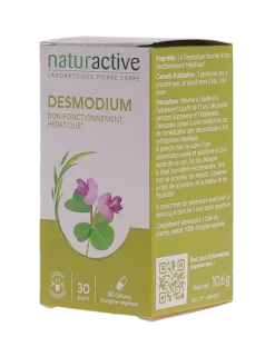 Desmodium bon fonctionnement hépatique Naturactive - boite de 30 gélules