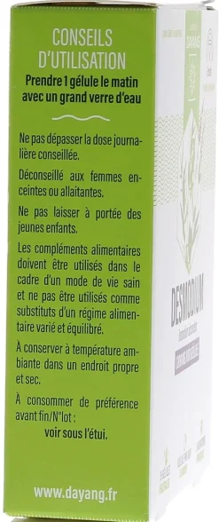 Desmodium Dayang - boîte de 15 gélules
