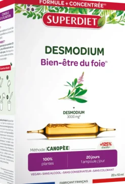 Desmodium foie bien-être Super Diet – 20 ampoules