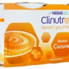 Dessert gourmand saveur caramel clinutren Nestlé - lot de 4x200g
