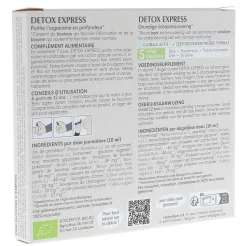 Detox express 7 jours bio Herbalgem - boîte de 7 doses de 10ml