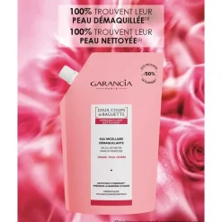 Deux Coups de Baguette eau micellaire démaquillante Garancia - éco-recharge de 400ml