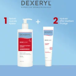 Dexeryl Dexeclear aquafluide matifiant SPF50+ Pierre Fabre - tube de 40ml