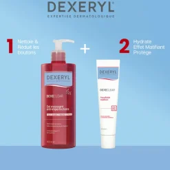 Dexeryl Dexeclear aquafluide matifiant SPF50+ Pierre Fabre - tube de 40ml