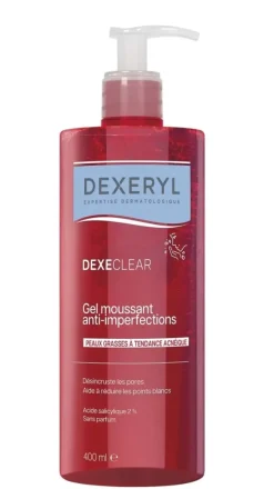 Dexeryl Dexeclear gel moussant anti-imperfections Pierre Fabre