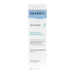 Dexeryl gel-crème effet frais Brûlures et coups de soleil Pierre Fabre