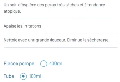 Dexyane Gel Nettoyant Surgras Ducray - tube de 100 ml