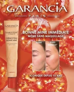 Diabolique tomate crème d'eau bonne mine Garancia - tube de 30ml