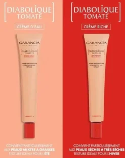 Diabolique tomate crème d'eau bonne mine Garancia - tube de 30ml