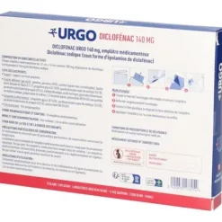 Diclofénac 140 mg anti-inflammatoire Urgo – 10 emplâtres médicamenteux