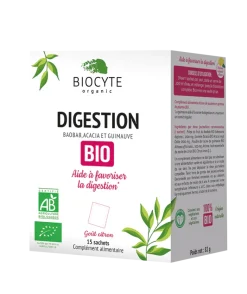 Digestion bio goût citron Biocyte - boîtes de 15 sachets