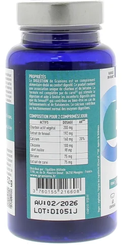 Digestion Granions - boîte de 60 comprimés