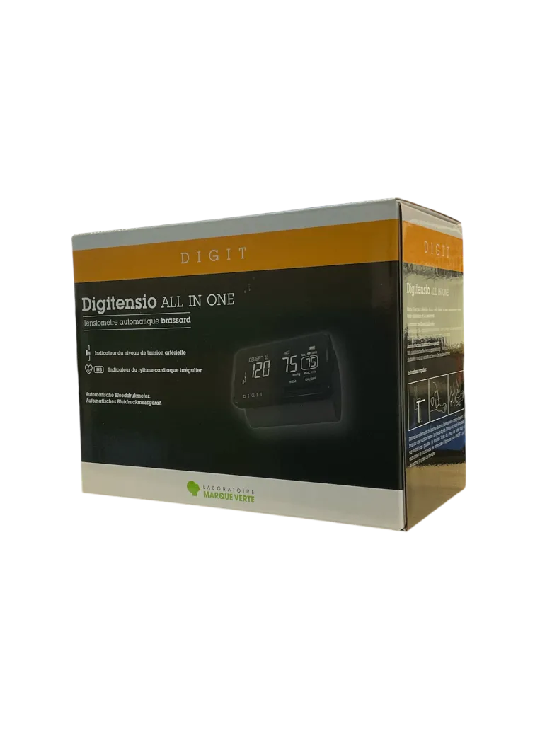 Digitensio all in one tensiomètre automatique brassard Marque Verte - un tensiomètre
