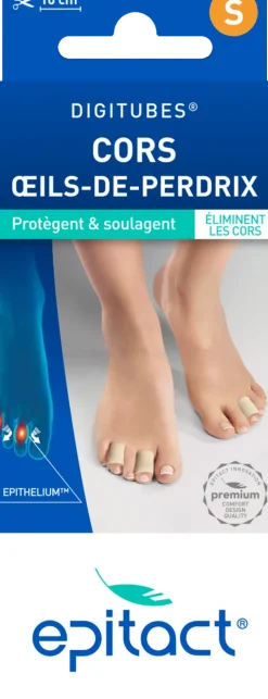 Digitubes cors oeil de perdrix taille S Epitact - 1 x 10cm