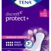Discreet protect+ maxi night Tena - sachets de 12 protections