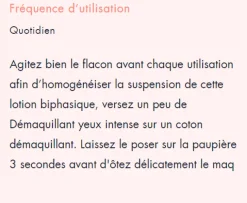 Démaquillant yeux intense Avène - flacon de 125 ml