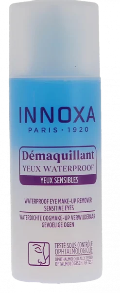Démaquillant yeux sensibles waterproof Innoxa - flacon de 100 ml
