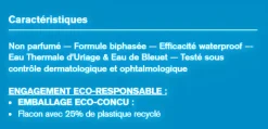 Démaquillant yeux waterproof Uriage - flacon de 100 ml