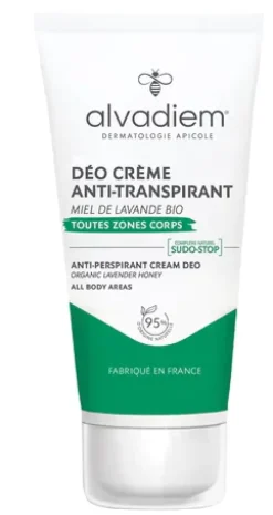 Déo crème anti-transpirant Alvadiem - tube de 50ml
