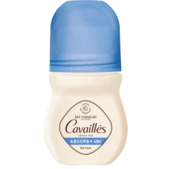 Déodorant Absorb+ anti-transpirant et anti-traces 48H Rogé Cavaillès - roll-on de 50 ml