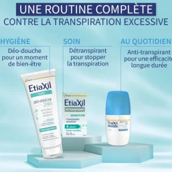 Déodorant anti-transpirant 48h Etiaxil – roll-on 50 ml