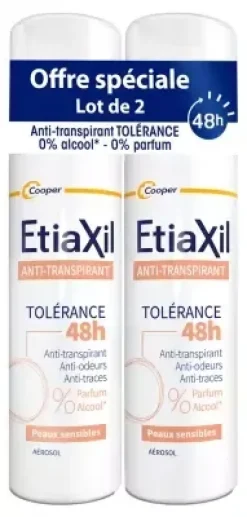 Déodorant anti-transpirant 48h peaux sensibles Etiaxil