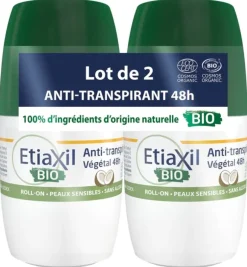 Déodorant anti-transpirant végétal bio parfum coco Etiaxil