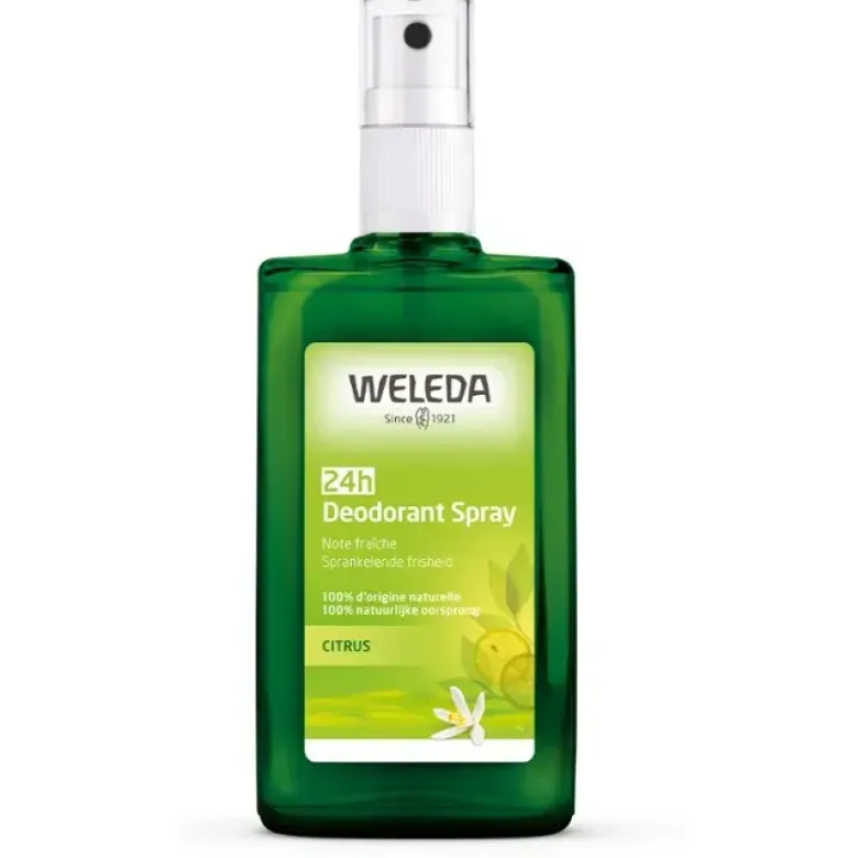Déodorant au Citrus 24h bio Weleda - spray de 100 ml