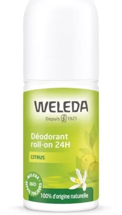 Déodorant au Citrus Roll-on 24h Weleda - roll-on de 50 ml