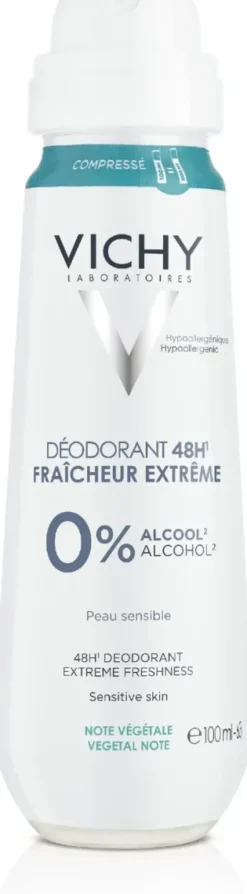 Déodorant compressé fraîcheur extrême Vichy - spray de 100ml