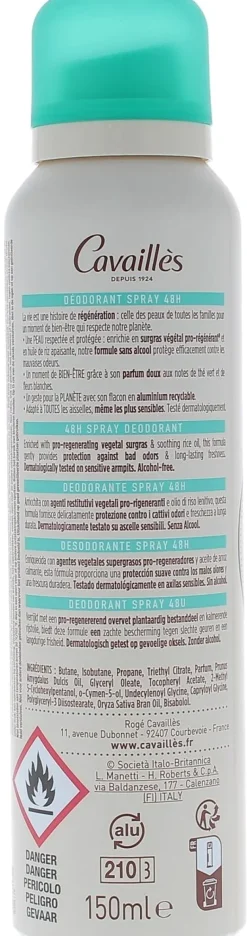 Déodorant Dermato 48h Rogé Cavaillès