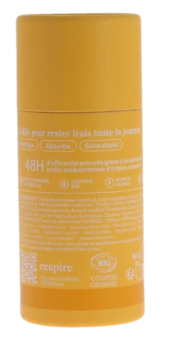 Déodorant douceur monoï Respire – 50 g