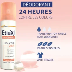 Déodorant douceur sans aluminium Etiaxil