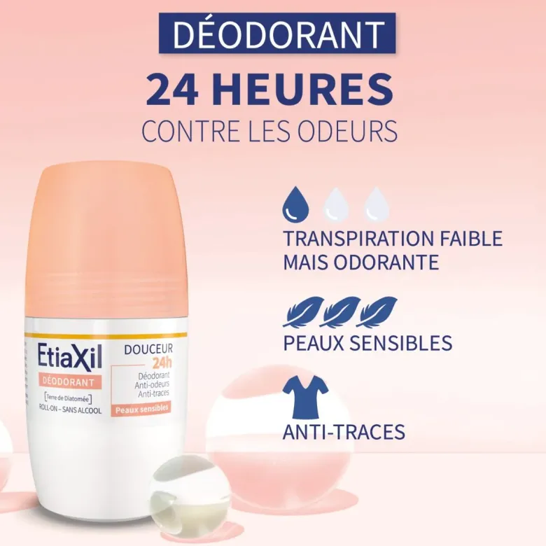 Déodorant douceur sans aluminium Etiaxil