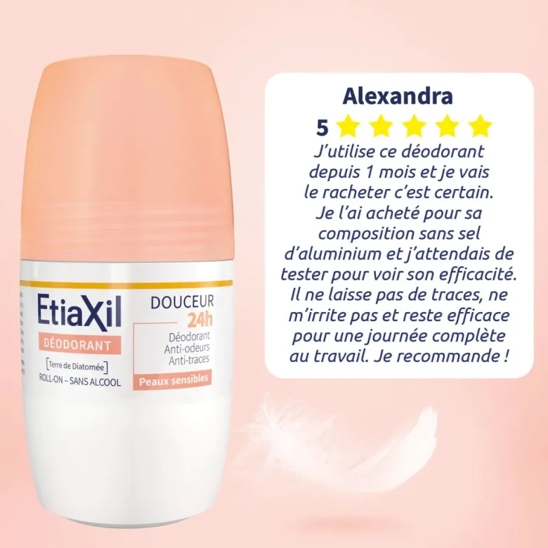 Déodorant douceur sans aluminium Etiaxil