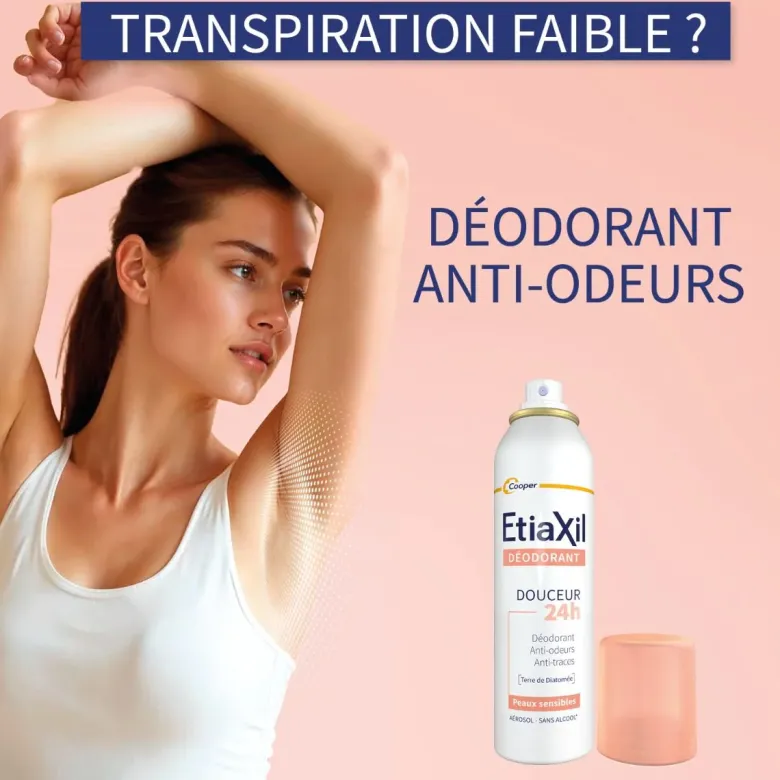 Déodorant douceur sans aluminium Etiaxil