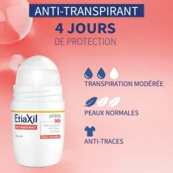 Déodorant extrême 96h anti-transpiration Etiaxil
