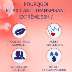 Déodorant extrême 96h anti-transpiration Etiaxil