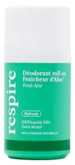 Déodorant fraîcheur d'aloe Respire - roll-on de 50ml