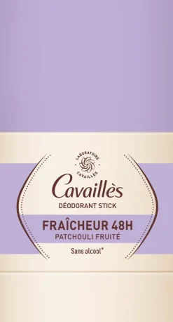 Déodorant fraîcheur 48h patchouli fruité Rogé Cavaillès - stick de 50ml