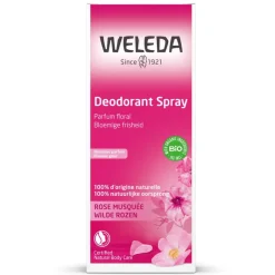 Déodorant à la rose musquée bio Weleda - spray de 100ml