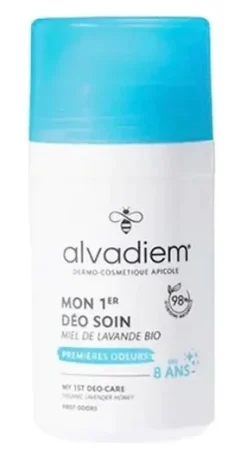 Déodorant mon 1er déo soin dès 8 ans Alvadiem - roll-on de 50ml
