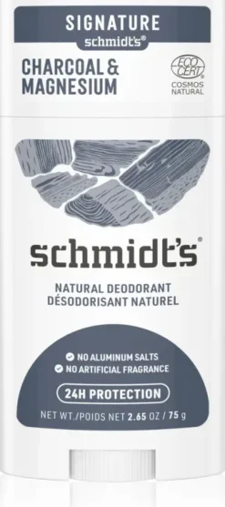 Déodorant naturel charbon magnésium Schmidt's - stick de 75 g