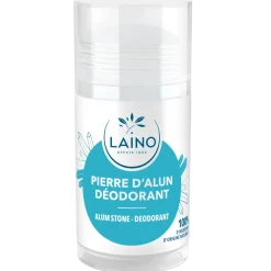 Déodorant pierre d'alun Laino - bloc de 75 g