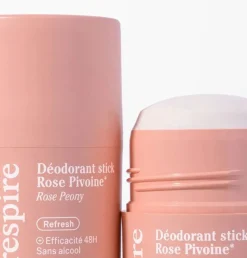 Déodorant rose pivoine Respire