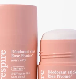 Déodorant rose pivoine Respire