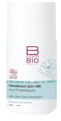 Déodorant soin 48H bio BcomBIO - roll-on de 50 ml