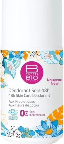 Déodorant soin 48H bio BcomBIO - roll-on de 50 ml