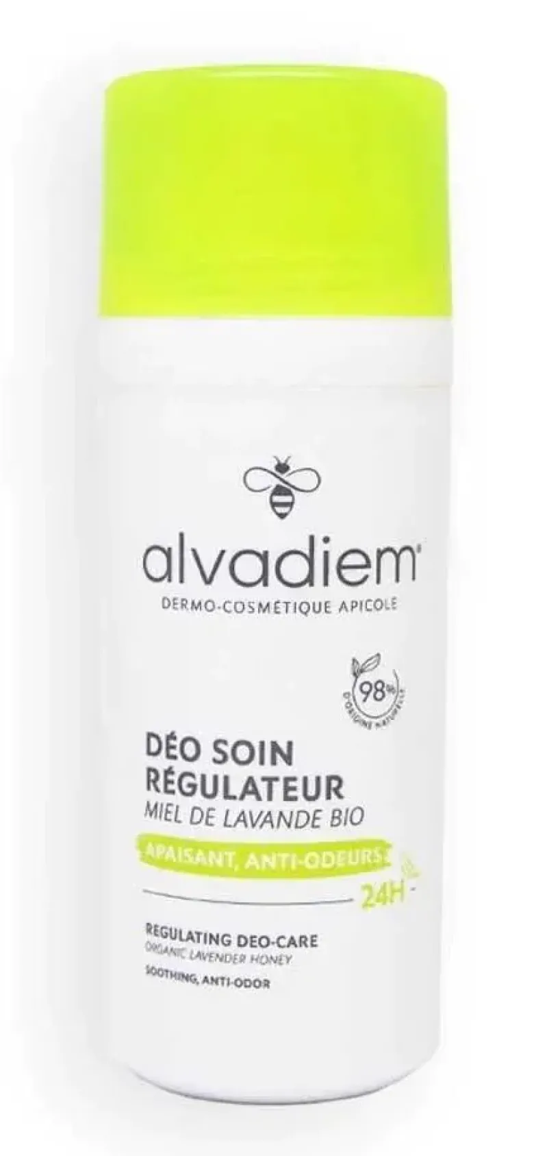 Déodorant soin régulateur Alvadiem - roll-on de 70ml