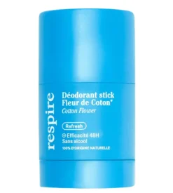 Déodorant solide efficace 48h Fleur de Coton bio Respire - de